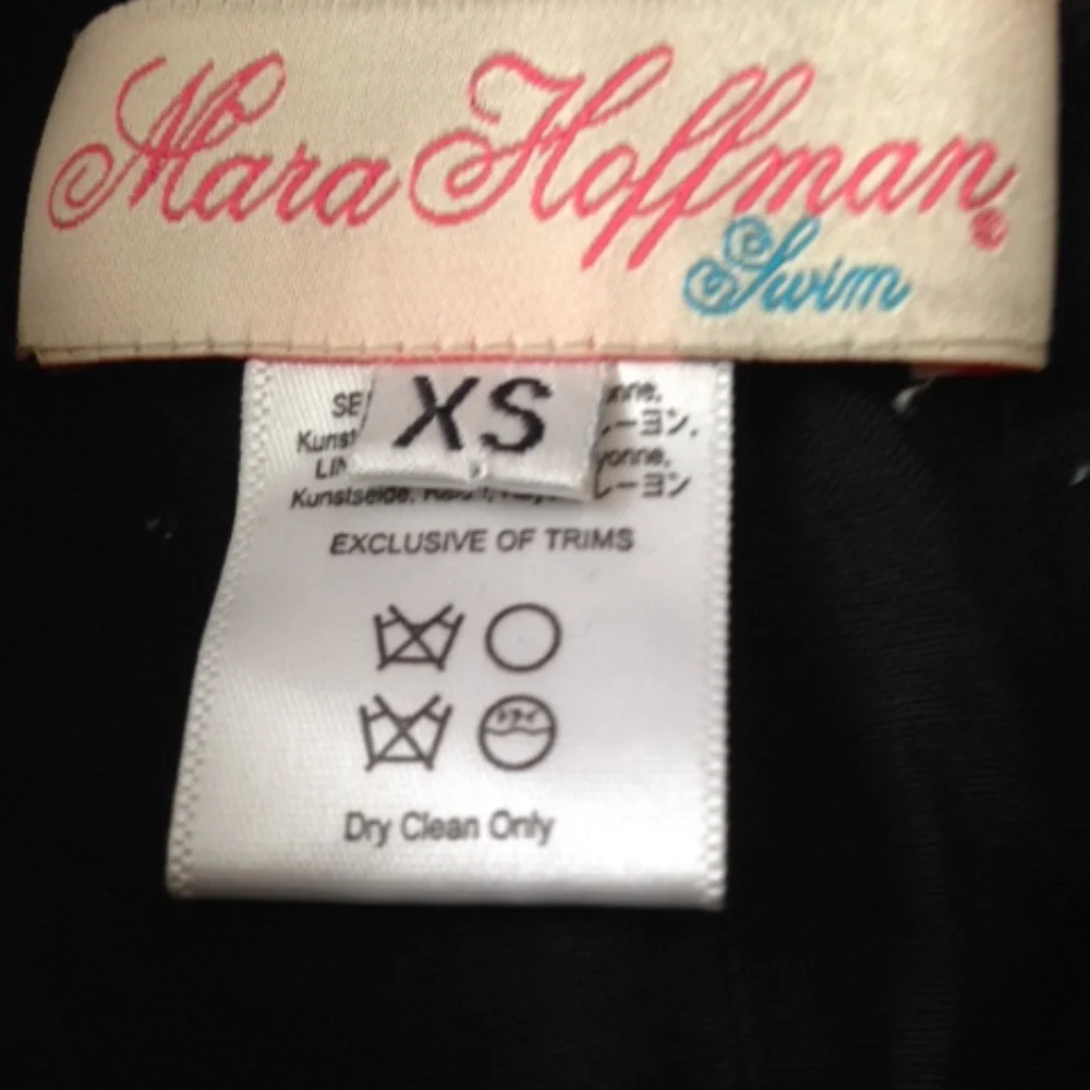 MARA HOFFMAN Black V Neck Fringe Trim Maxi Dress - Picture 5 of 9